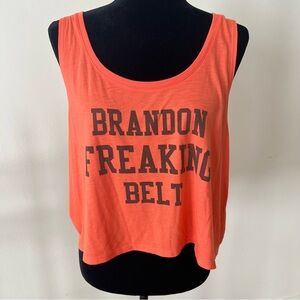 San Francisco Giants Brandon Freaking Belt Orange Tank Top Sz Large / XL